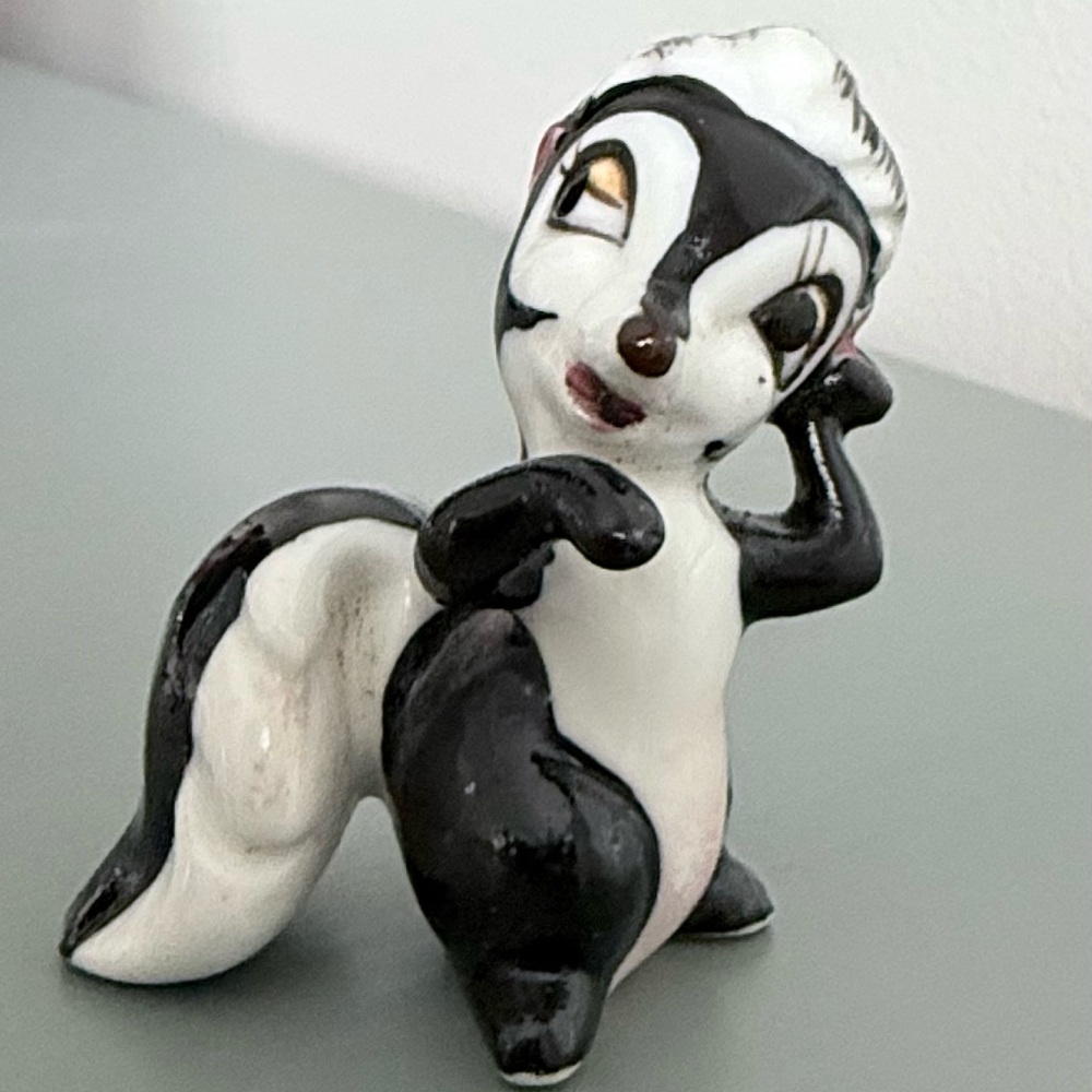 Vintage tiny skunk with attitude